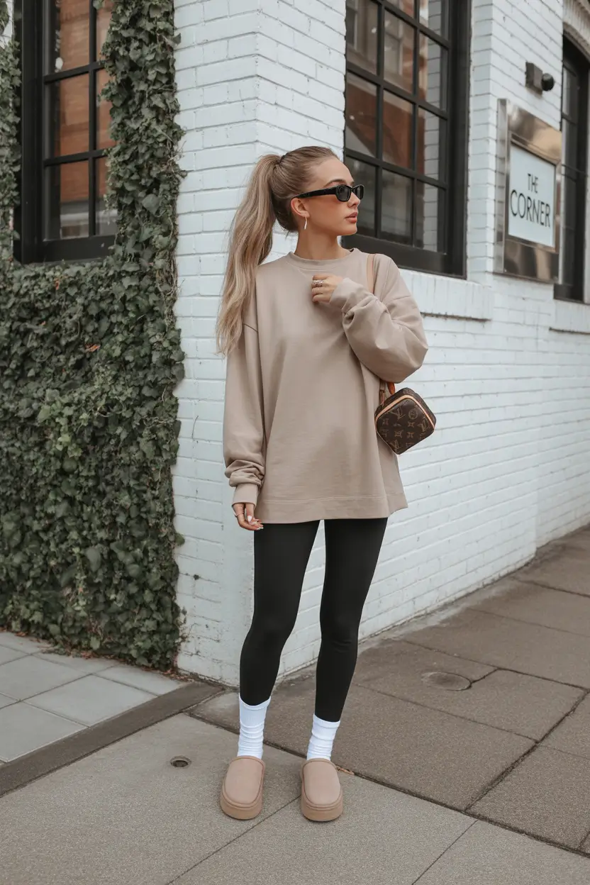 ugg outfits Street Casual with a Luxe Twist