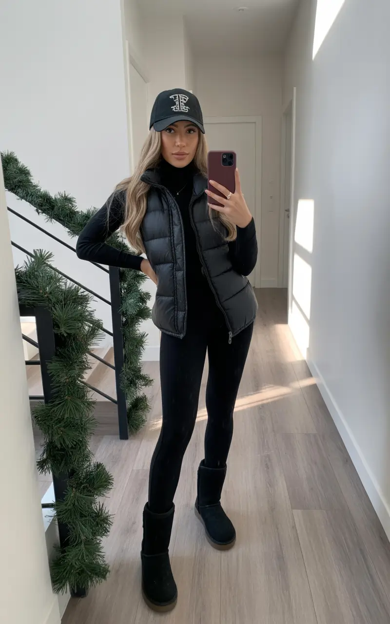 ugg outfits All-Black Everyday Cool