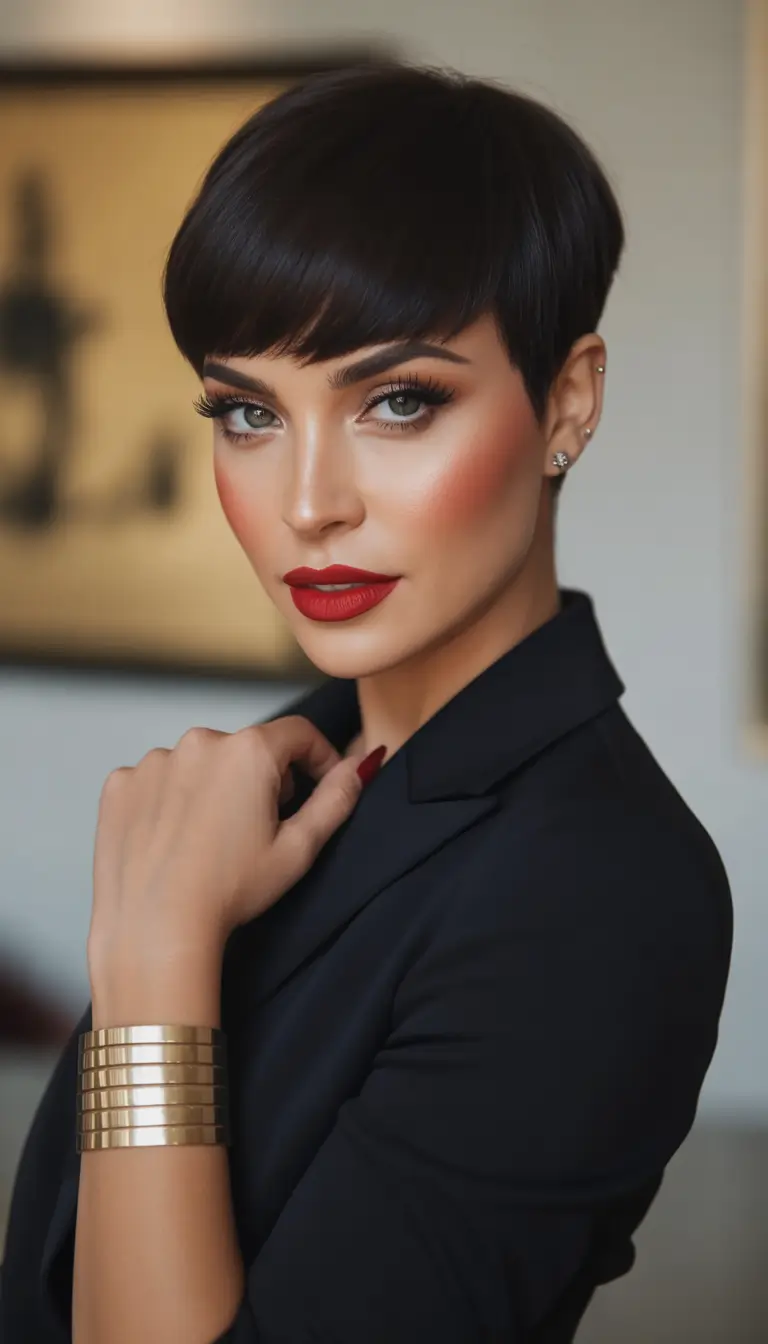 Short Haircuts 2026 Classic Polished Pixie