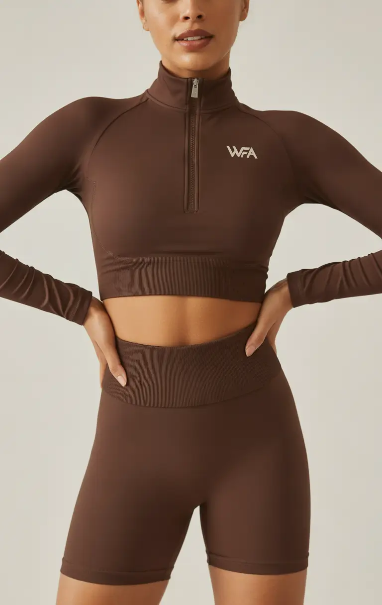 workout outfits Mocha Momentum