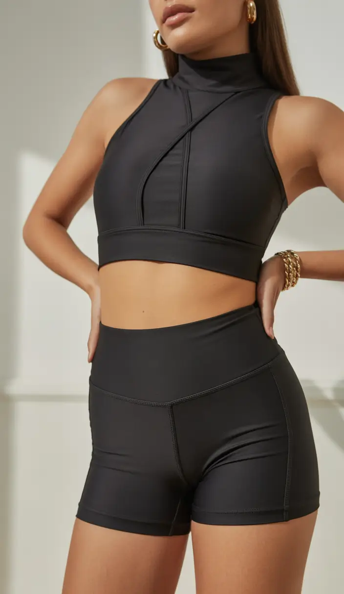 workout outfits Minimal Luxe in Black