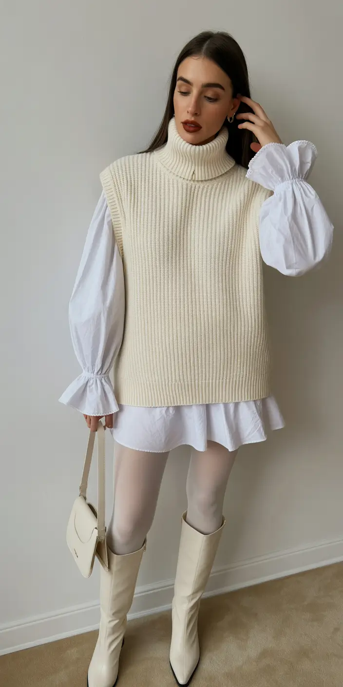 cute outfits Soft Minimalism with a Touch of Structure