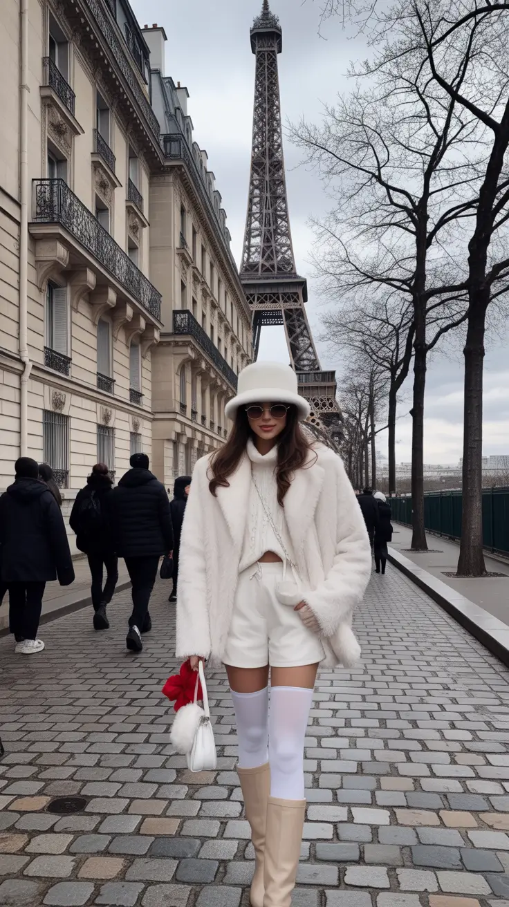 cute outfits Parisian White Dream