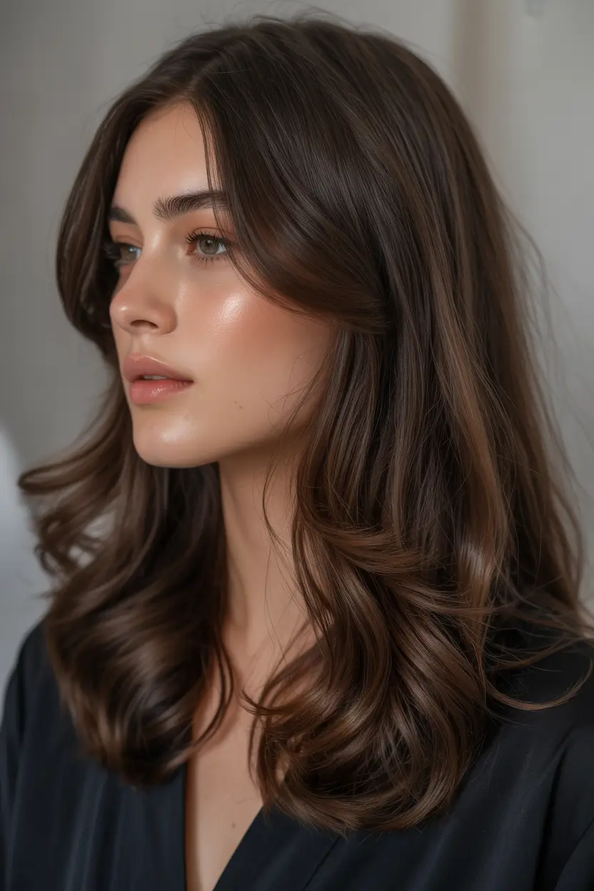 haircuts for long hair Soft Classic Layers With Light Curtain Movement