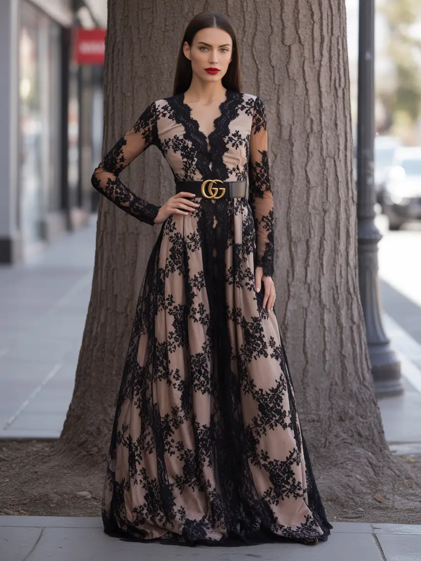 fashion-outfits-Evening-Grace-Lace-Drama-and-Modern-Femininity