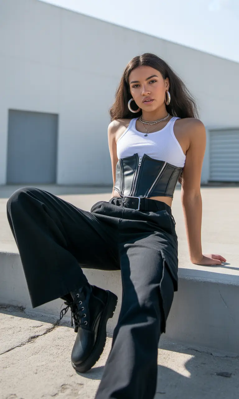 fashion-outfits-Urban-Edge-Corseted-Streetwear-Cool