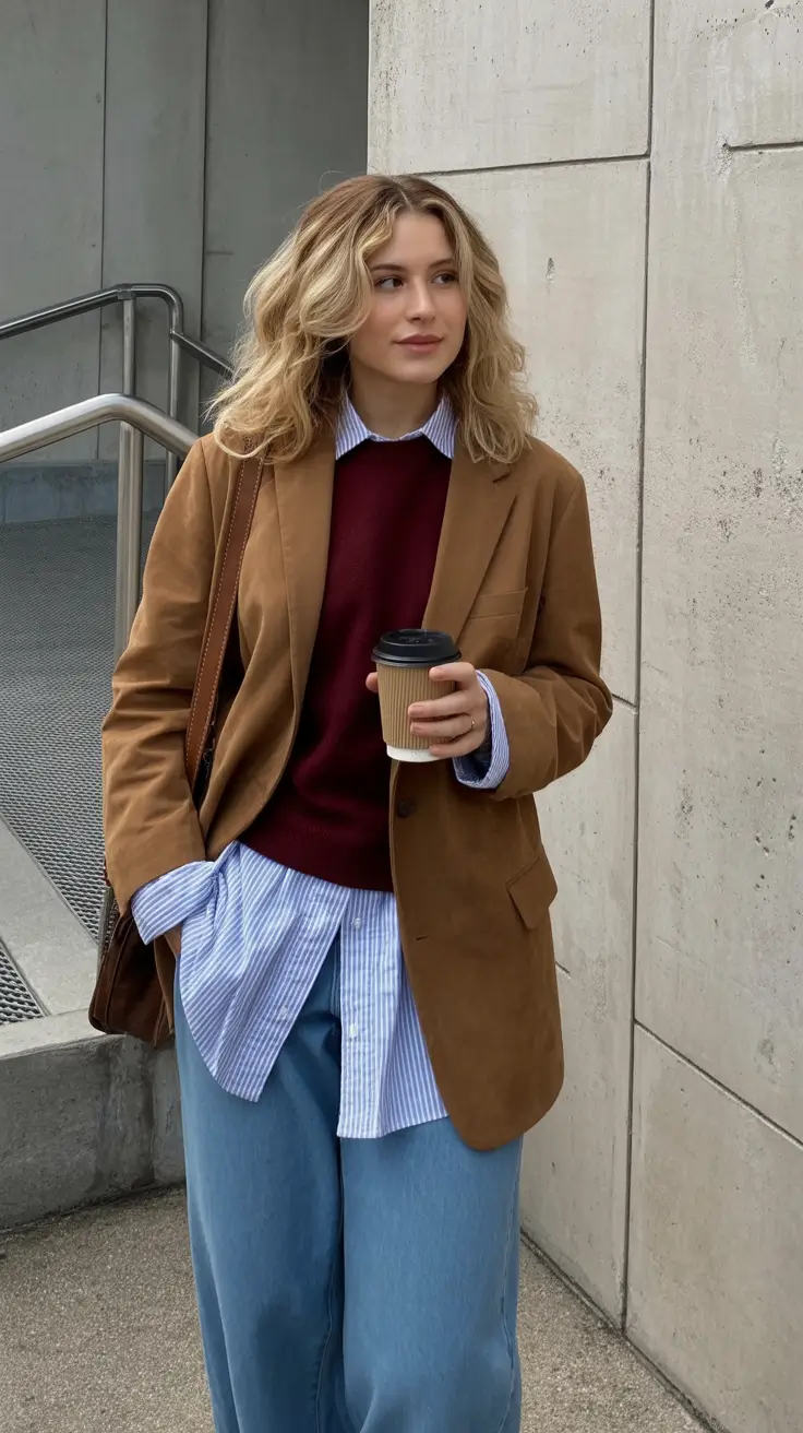 office outfits Effortless Coffee Break Chic