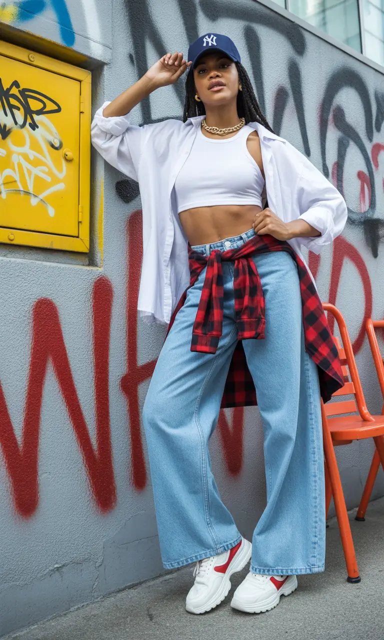 2000s Urban Denim Attitude