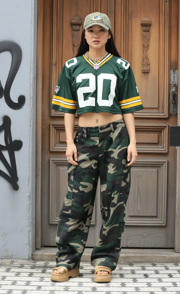 2000s Camo Queen Confidence