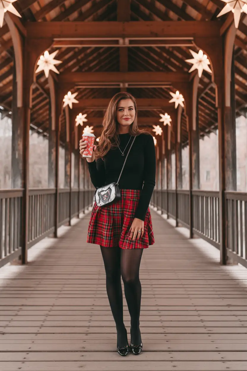 Ideas for women Tartan Magic for City Evenings