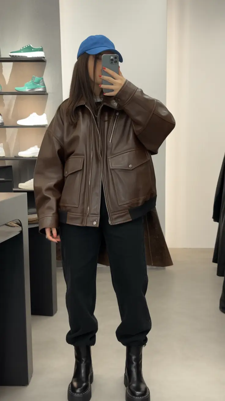 casual Retro Leather Cool