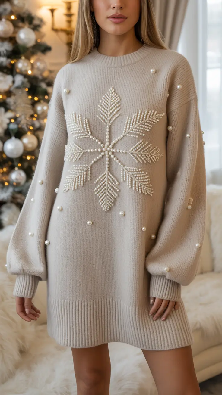 holiday parties Winter’s Pearl Embrace