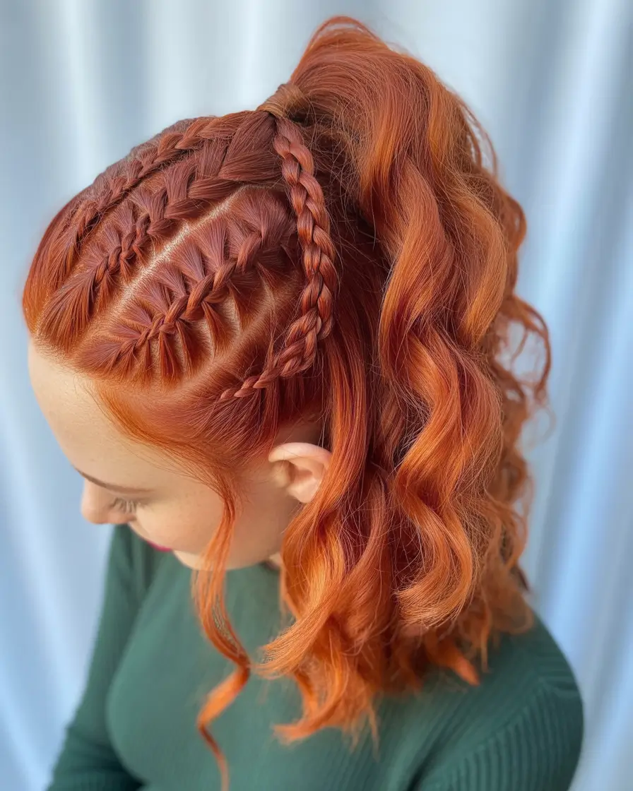 braids-hairstyle-Layered-Micro-Braids-With-Voluminous-Waves