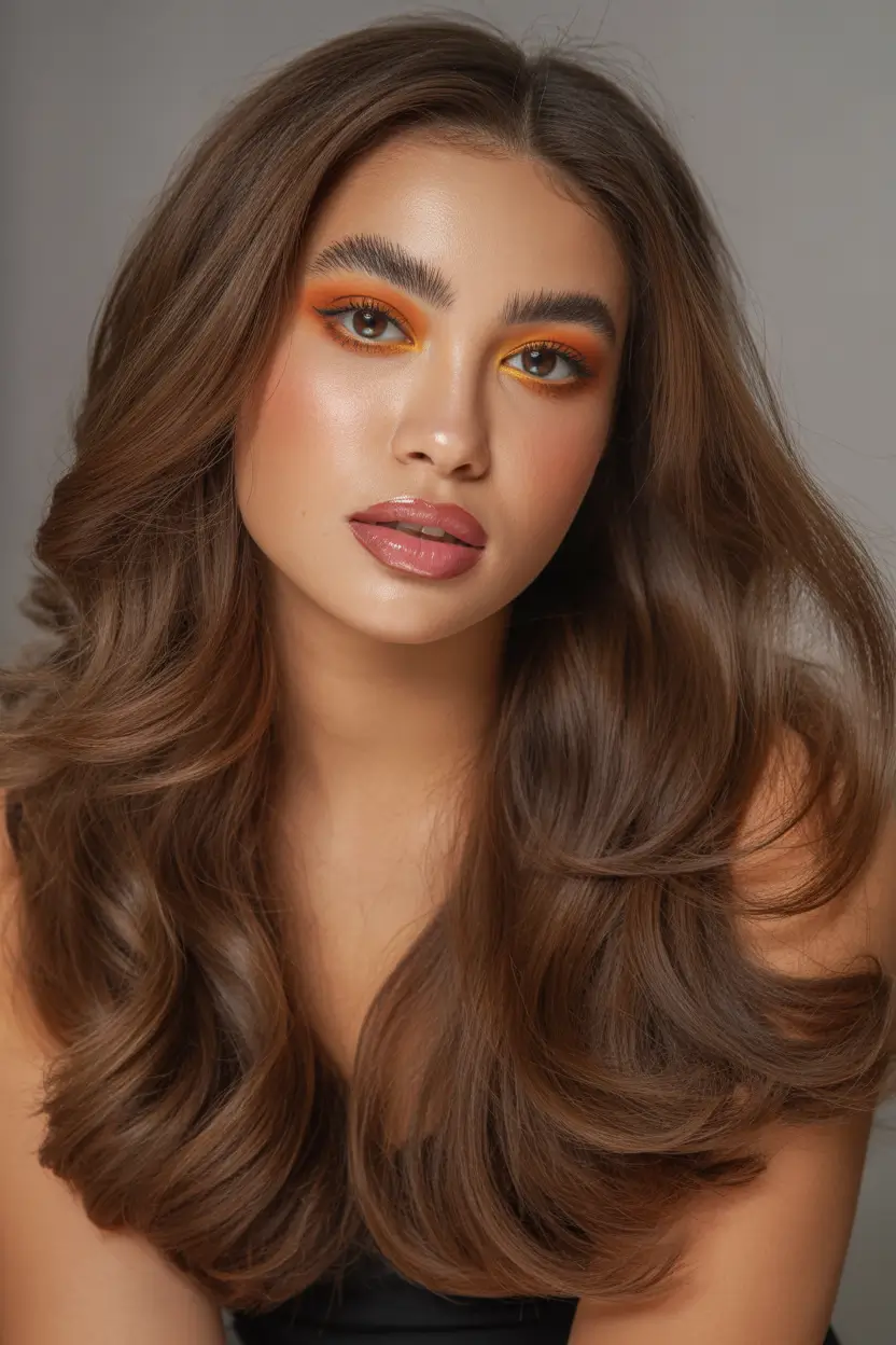 Hairstyles ideas Soft Chestnut Layers With Velvety Volume