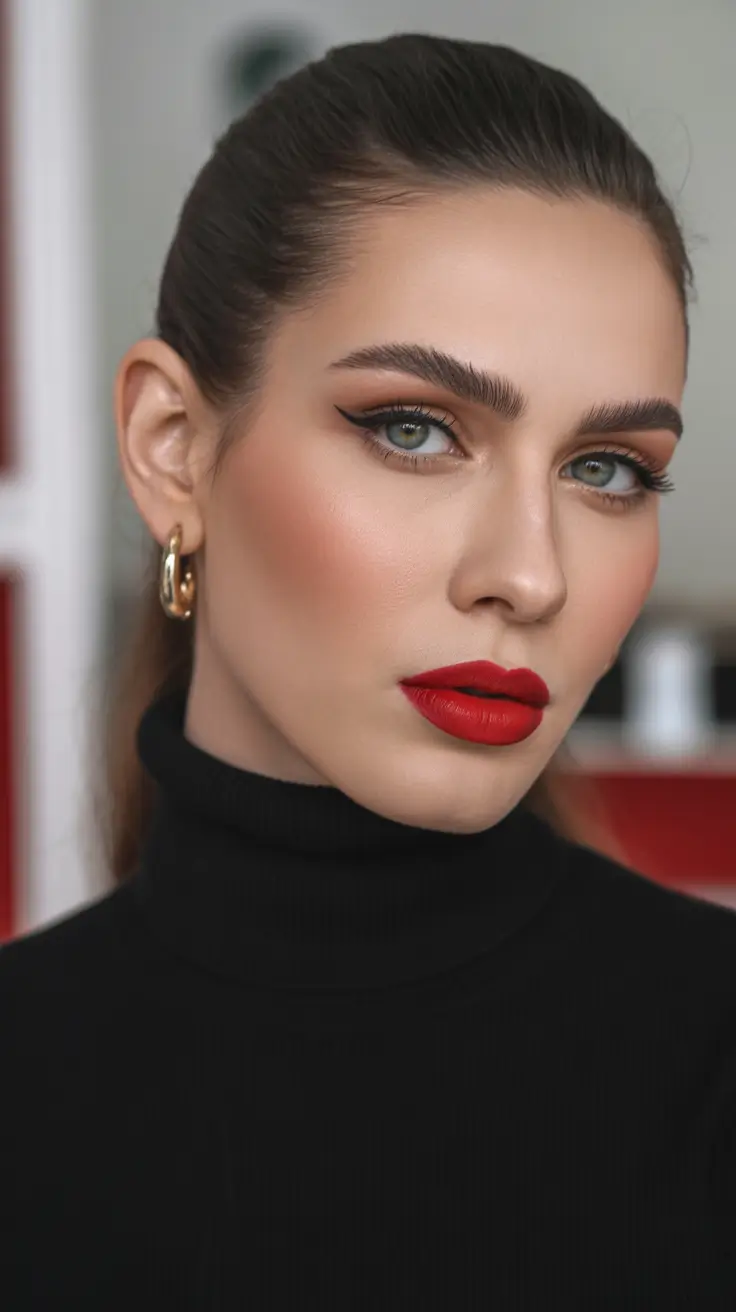 Hairstyles ideas Sleek Pulled-Back Elegance With Polished Finish