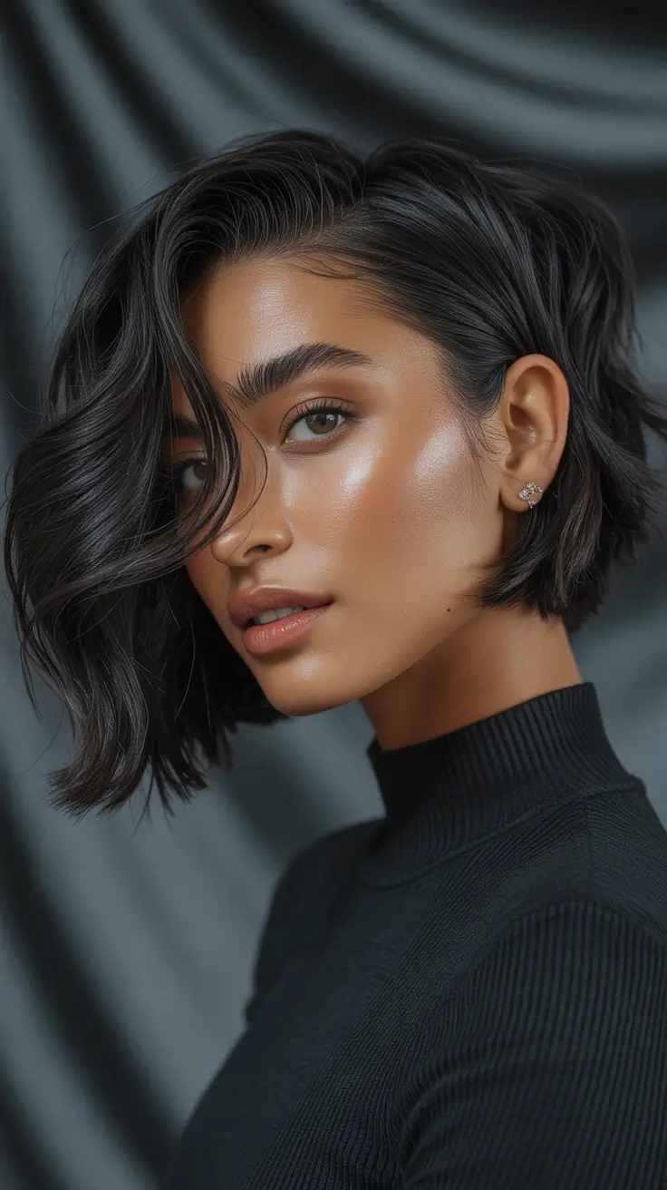 Hairstyles ideas Modern Short Wave Bob With Subtle Texture