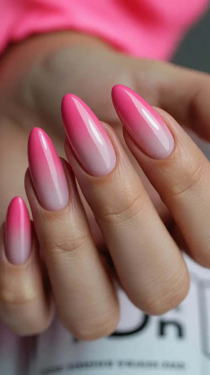 pink nails Light Pastel