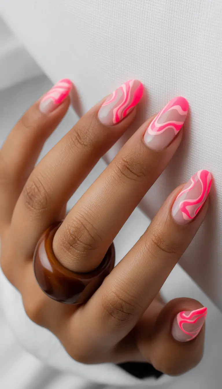 pink nails Hot Fun Ideas