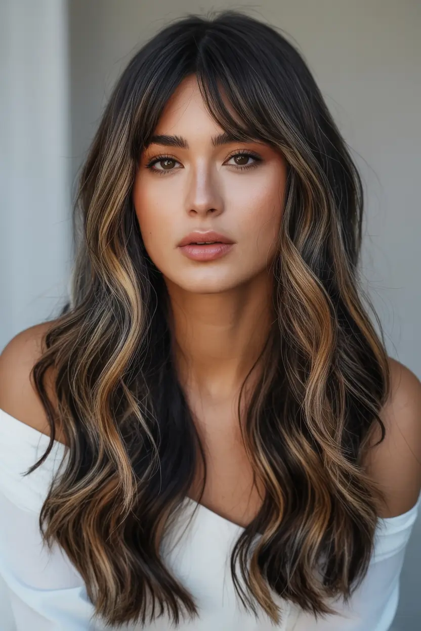 quick hairstyles Layered Long Waves With Subtle Face-Framing Highlights