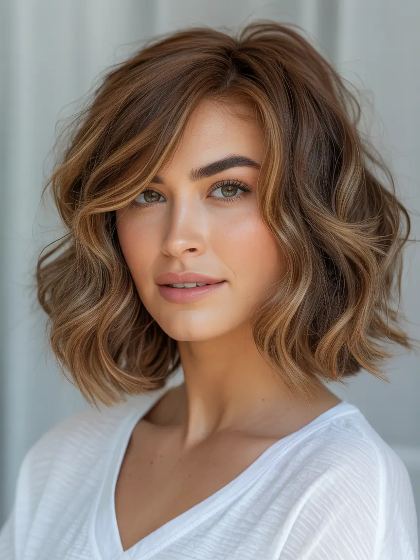 quick hairstyles Tousled Short Waves With Soft Texture
