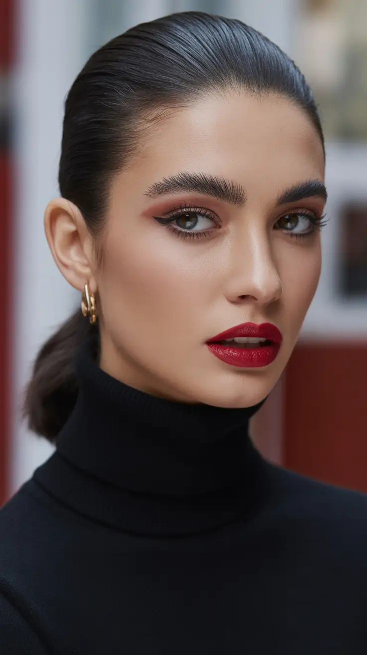 quick hairstyles Sleek Low Pony With Clean Lines