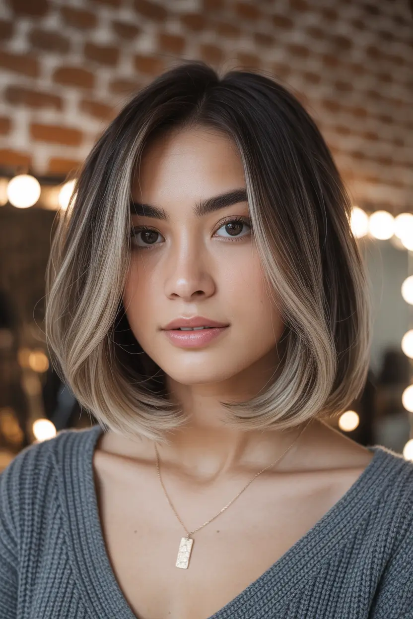 straight hairstyle Face-Framing Blonde Bob With Airy Movement