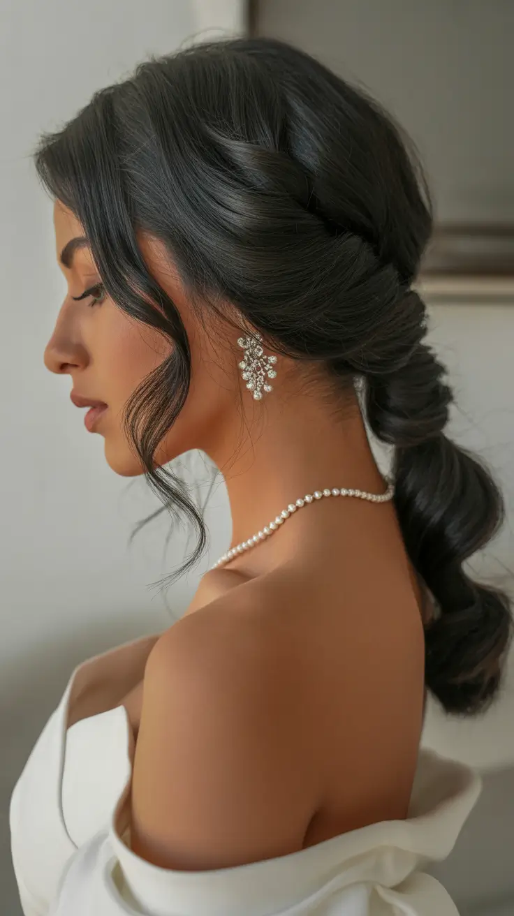 ponytail hairstyle The Romantic Bubble Bridal Pony