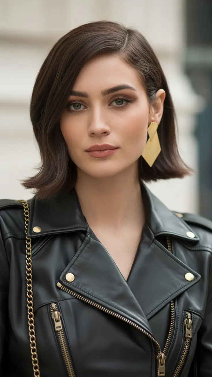 side part hairstyle Neat Side-Part Lob With Soft Urban Swing