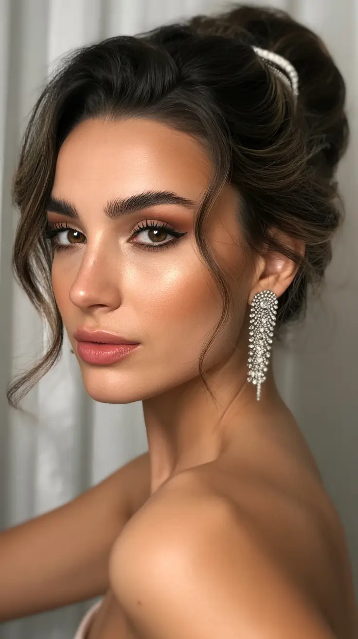 cute hairstyle Classic Textured Updo With Soft Strands