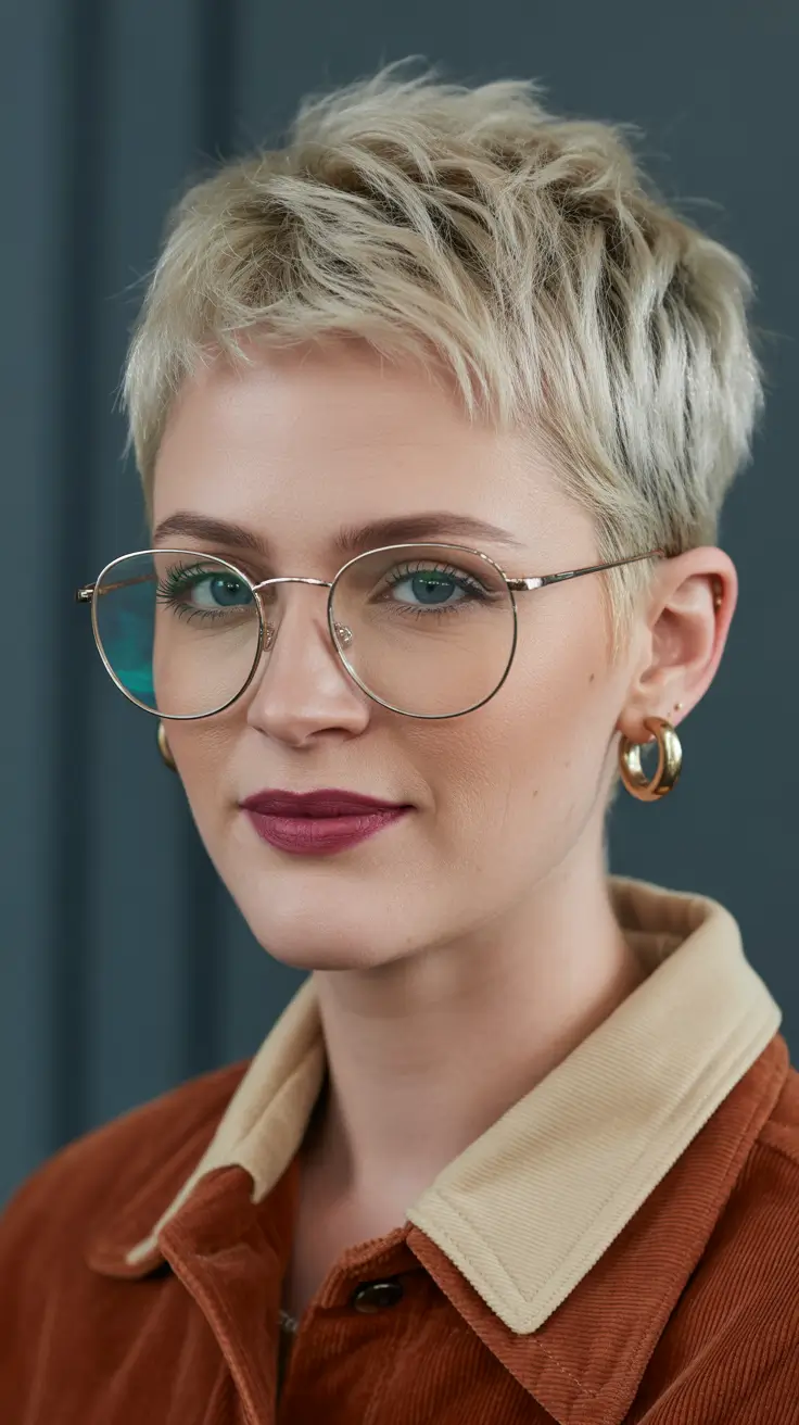 pixie haircut Soft-Choppy-Blonde-Pixie-with-Airy-Crown-Lift