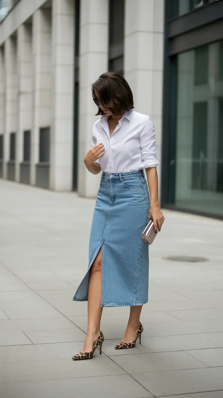 comfy spring outfits Sharp Simplicity with a Feminine Edge