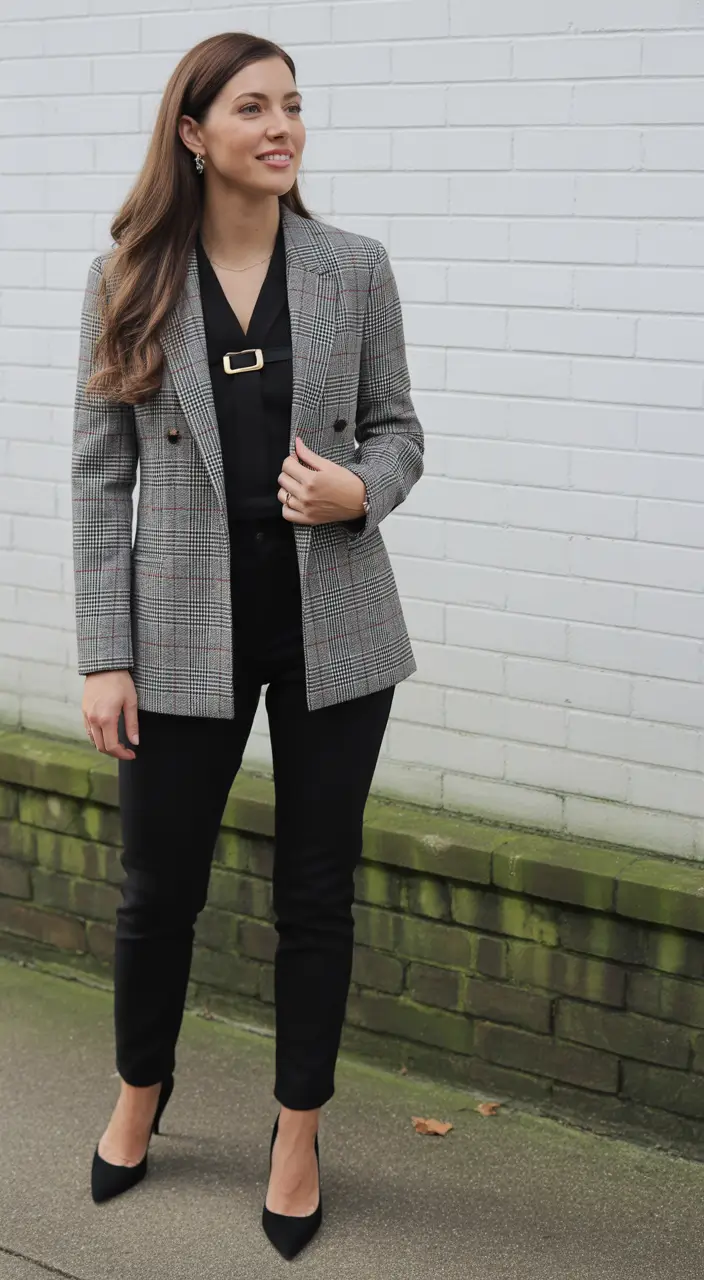 comfy spring outfits Polished Plaid for Spring Workdays That Matter