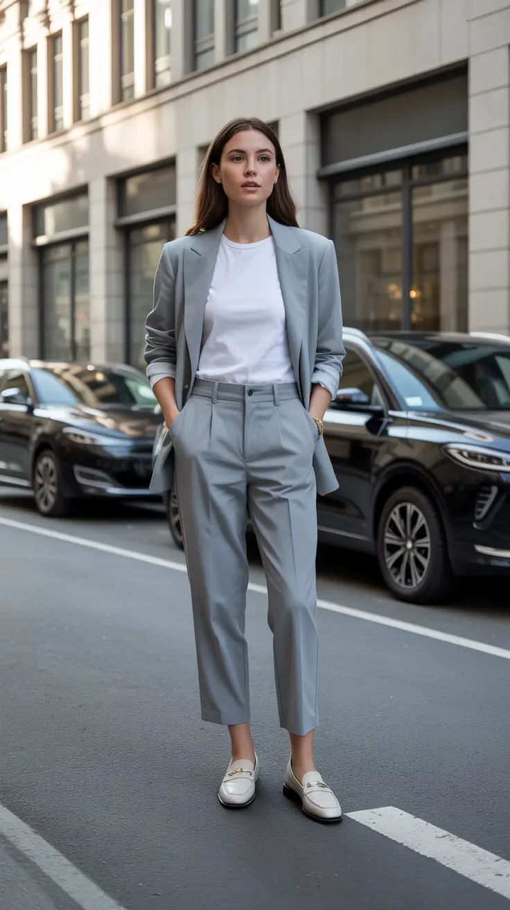 early spring outfits Relaxed Suits for Modern City Living