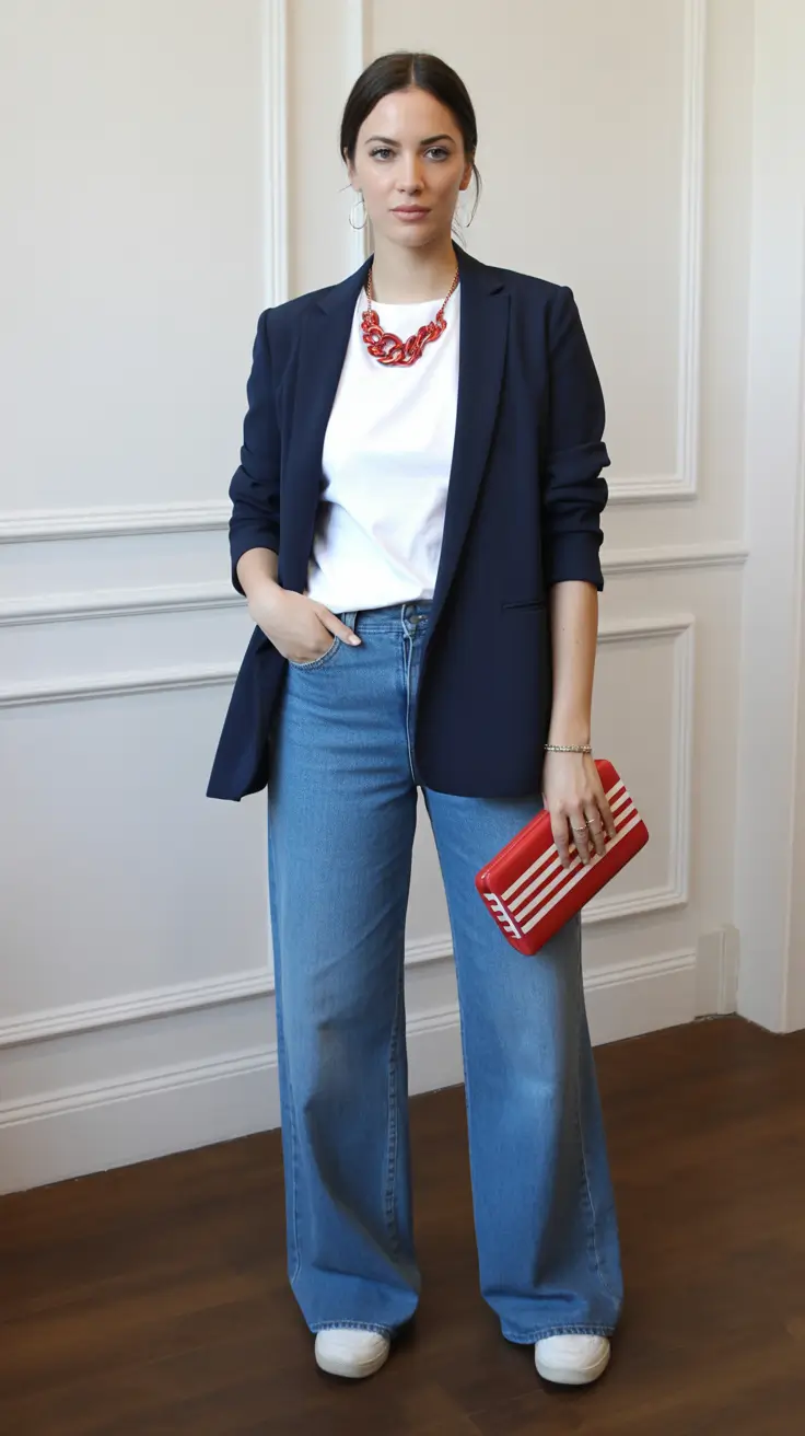 Every Day Spring Outfits Relaxed Denim With a Polished Twist