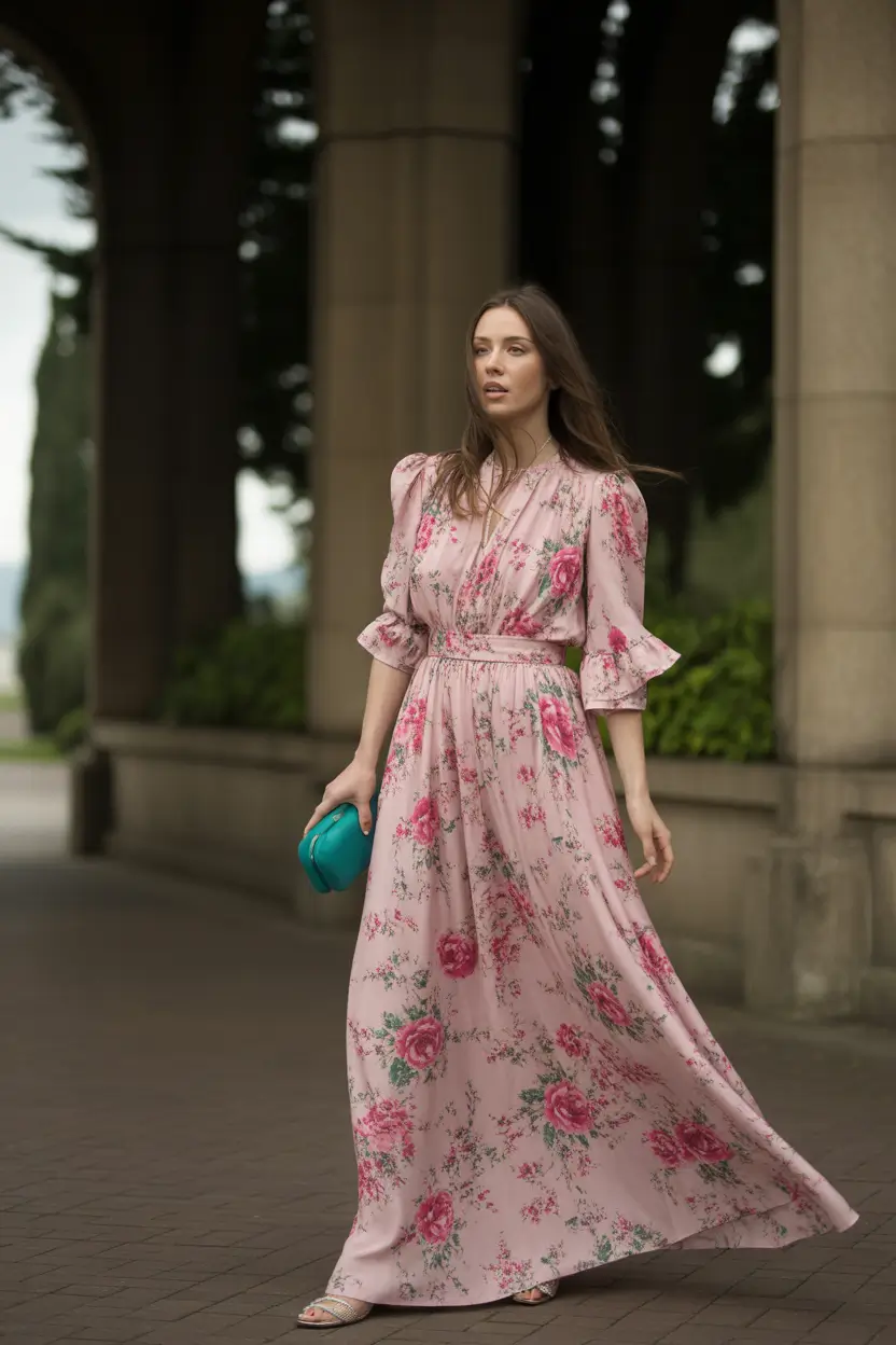 holiday spring outfits Soft Florals That Move With You