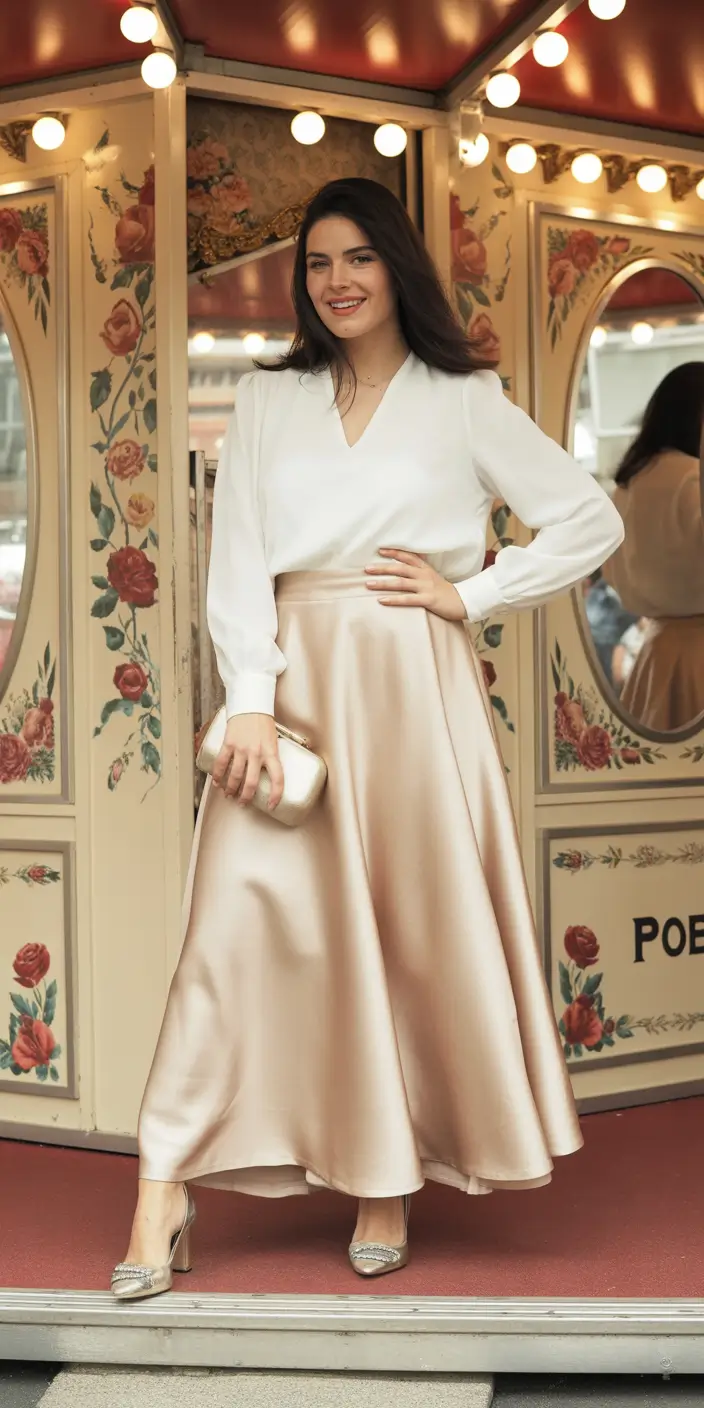 holiday spring outfits Polished Femininity With a Hint of Nostalgia