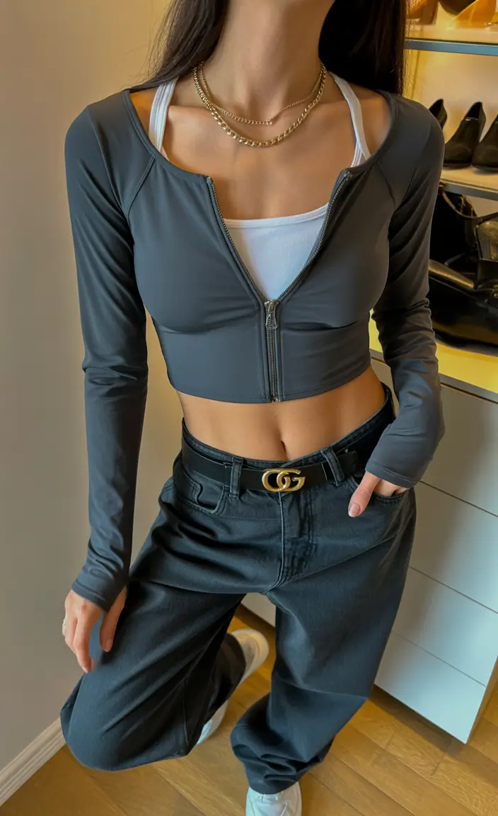 spring outfits 2026 trends Sporty Layers With a Refined Twist