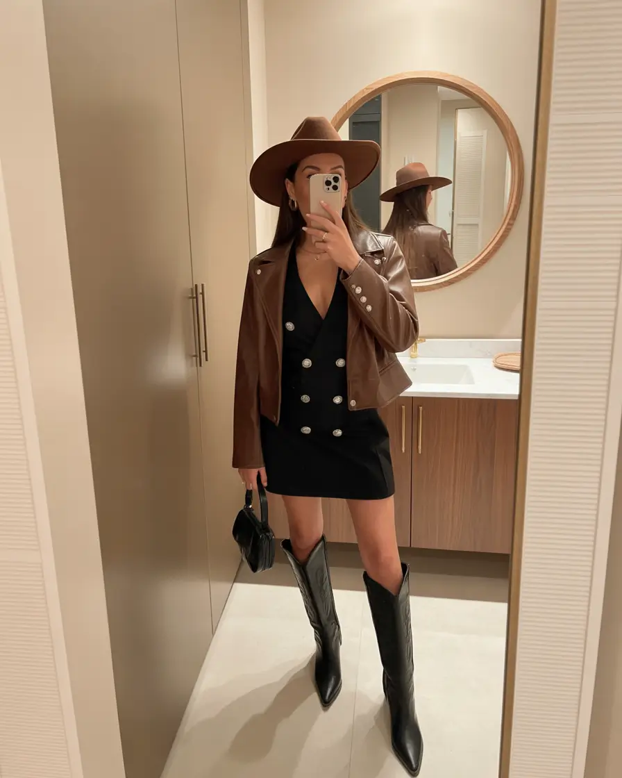 spring outfits 2026 trends Western Notes Meet City Minimalism