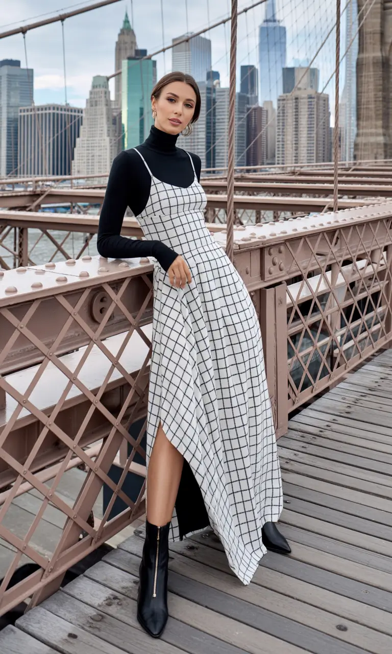 spring outfits 2026 trends Graphic Layers With Metropolitan Energy