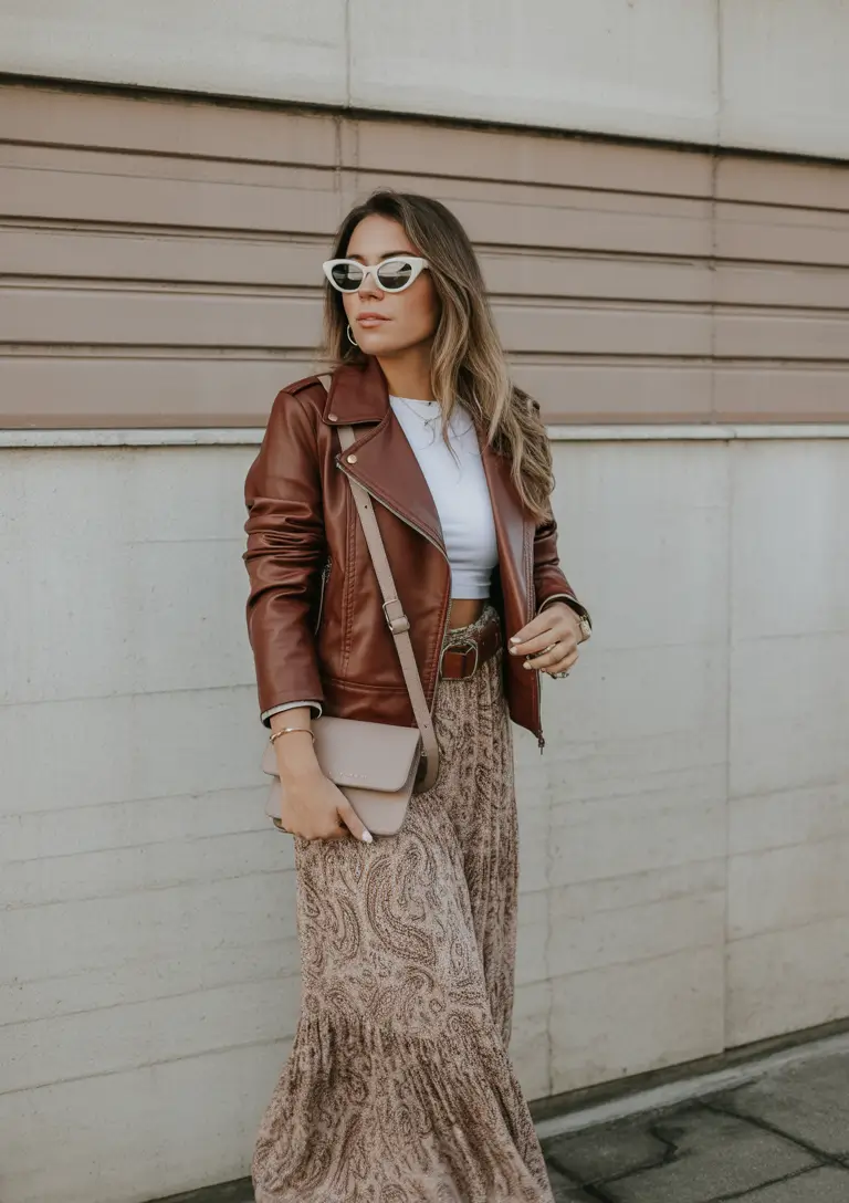 spring outfits 2026 trends Modern Boho With City Confidence