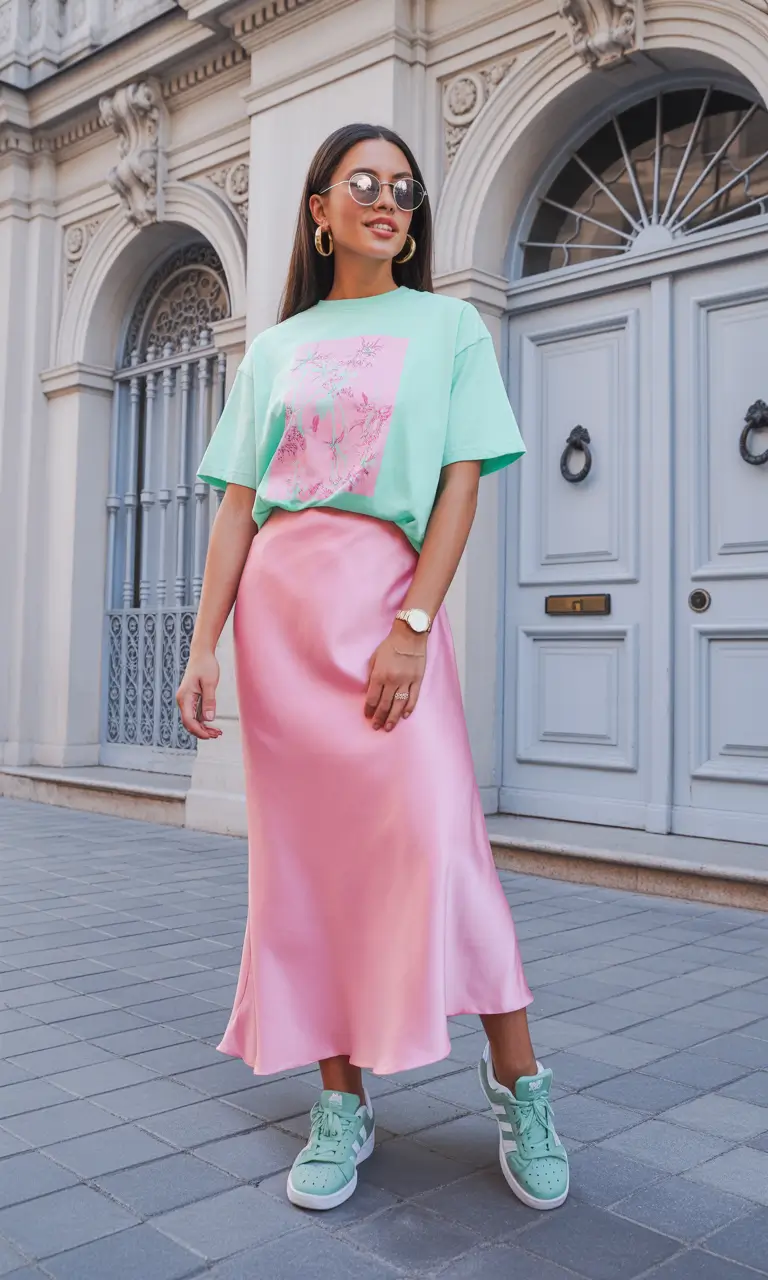 Spring vacation outfits Playful Color for City Days with Personality