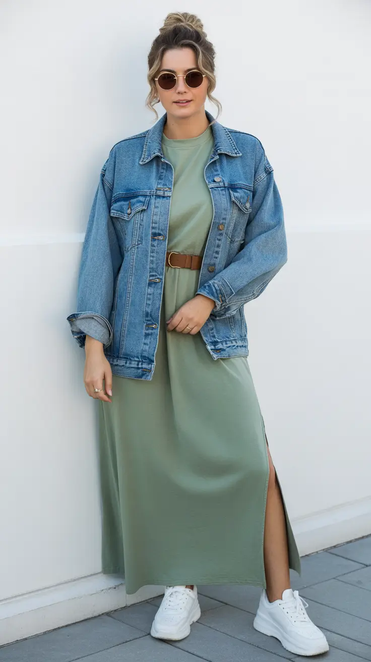 Spring vacation outfits Denim Layers for Transitional Spring Weather