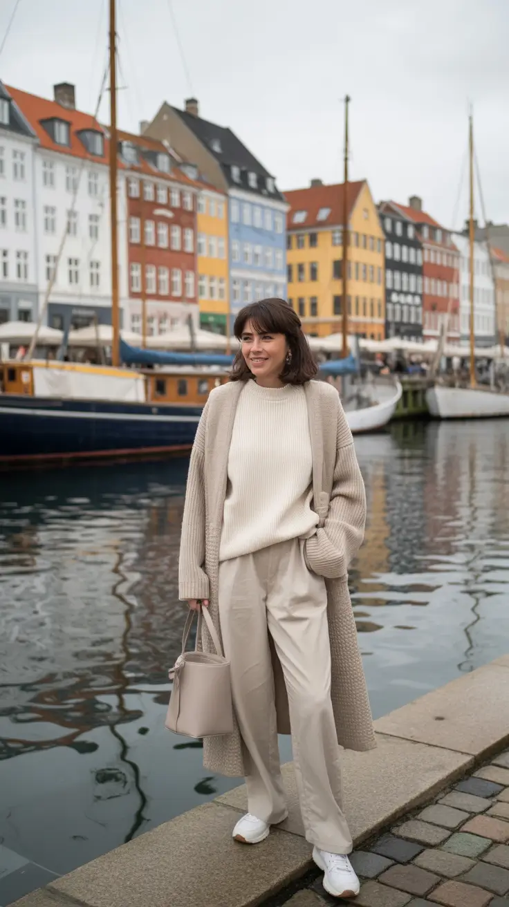 Spring vacation outfits Soft Neutrals for Cool Northern Spring Days