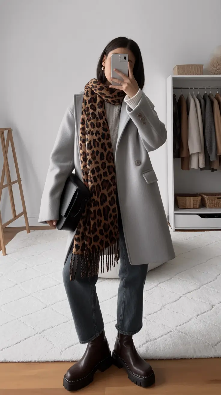 February outfits Modern Neutrals With a Subtle Statement