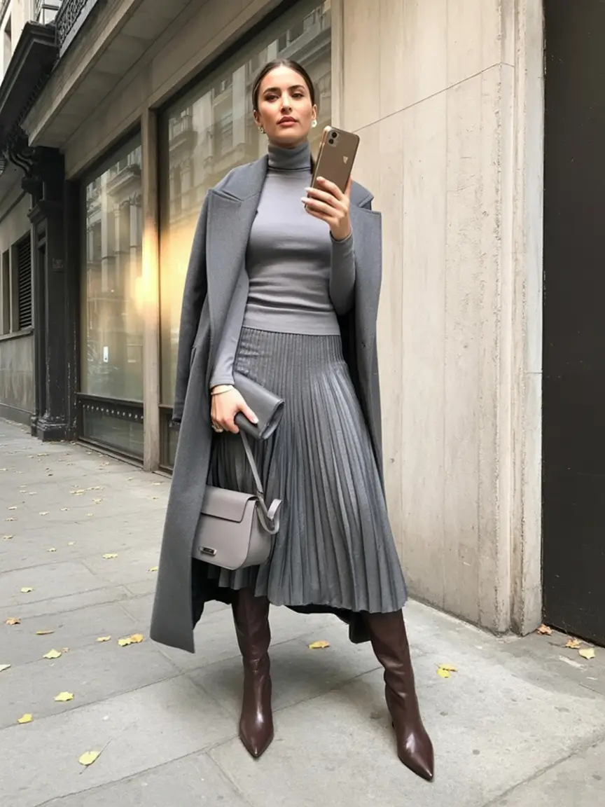 February outfits Soft Tailoring With City Romance