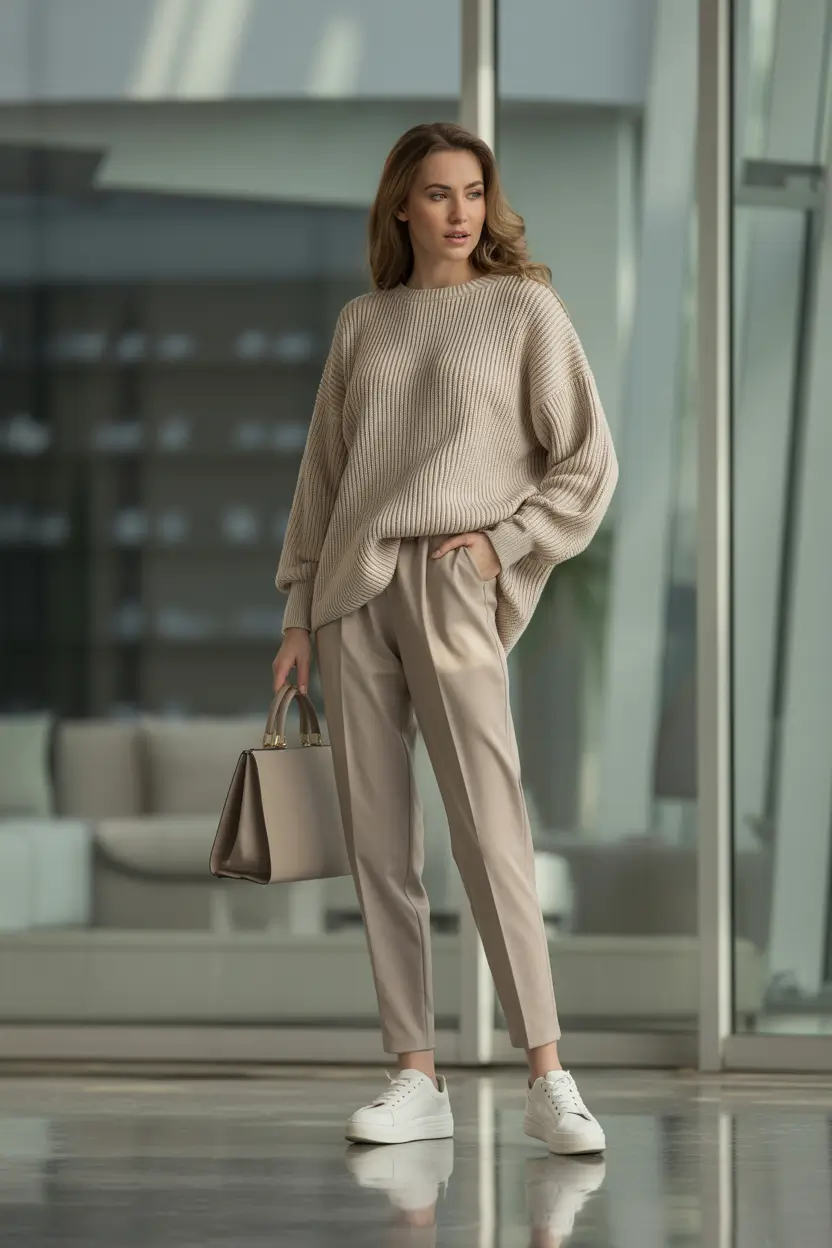 February outfits Relaxed Neutral Comfort for Everyday Inspiration