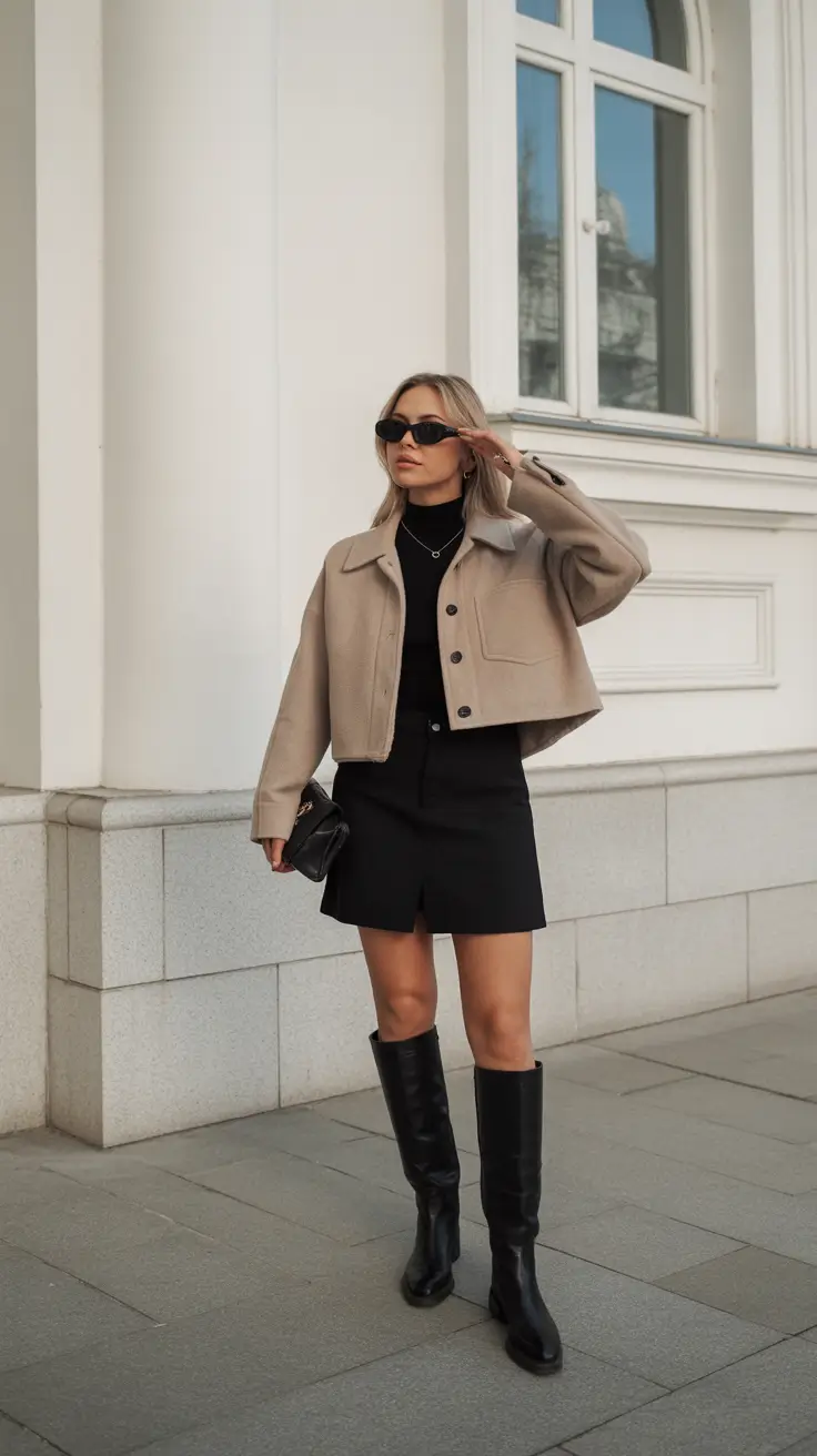 Spring Wardrobe Relaxed Black Minimalism With Spring Ease