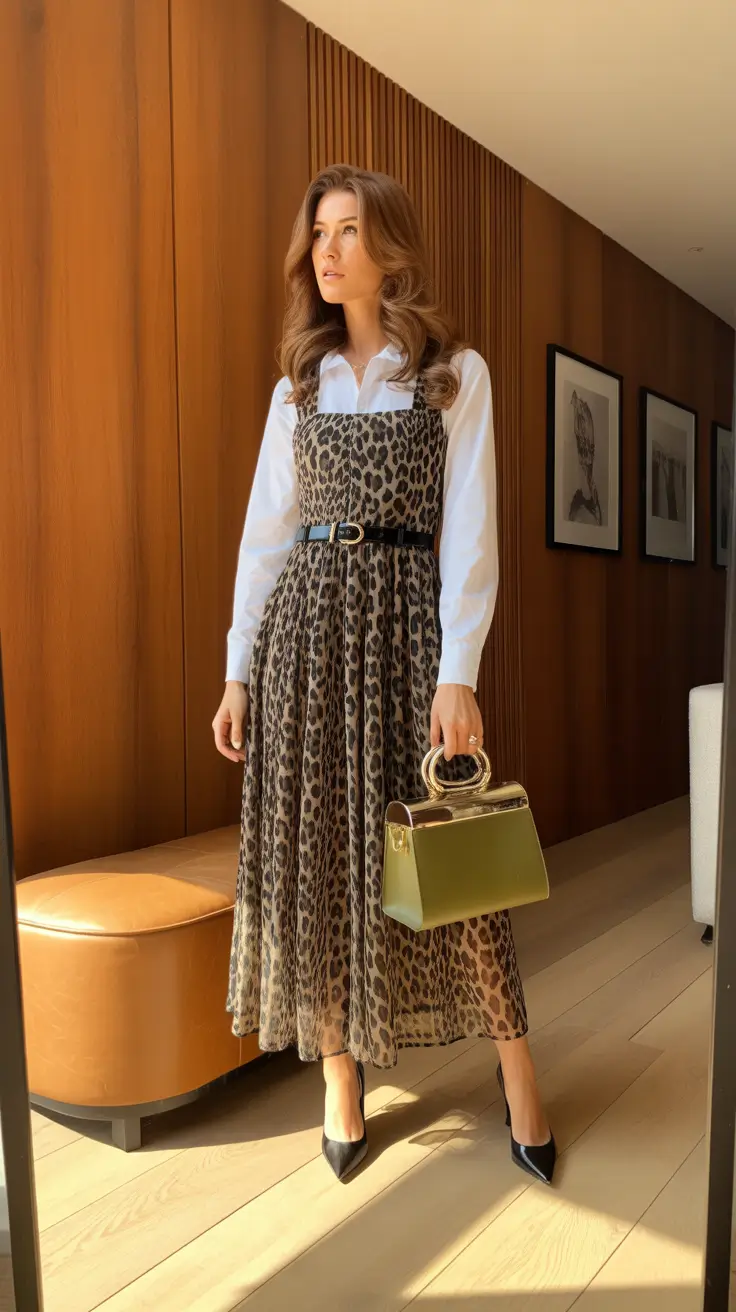 Spring Wardrobe Classic Print With a Modern Layering Twist