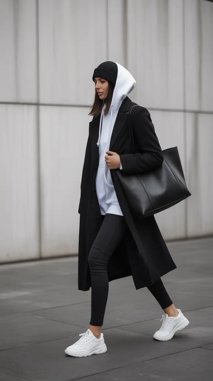 spring mom outfits Sporty Layers for Rainy Spring Days