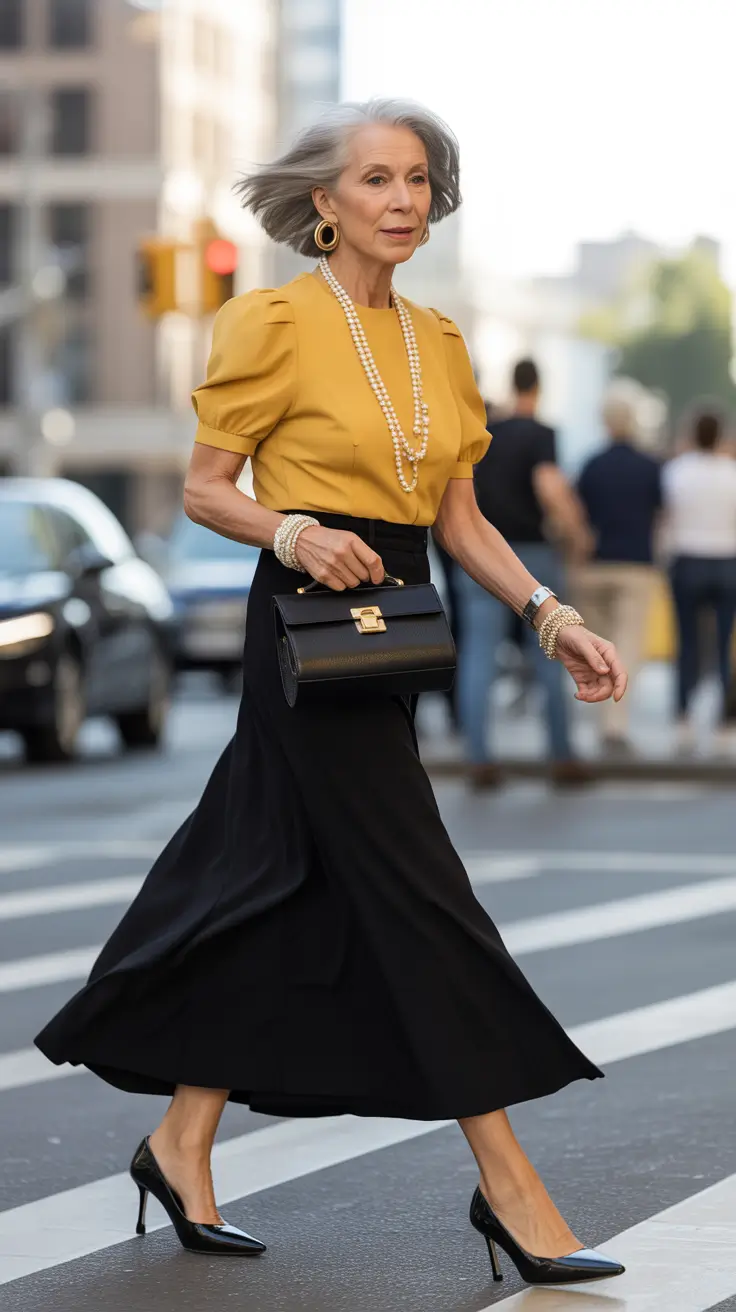 Spring Dressing Over 50 Classic Femininity With City Confidence